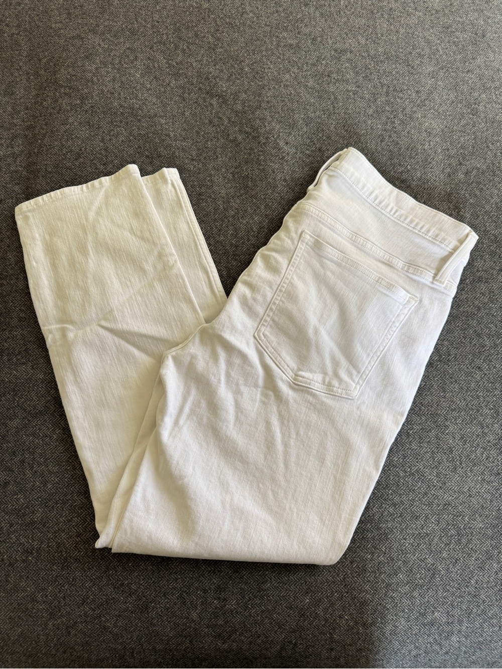 J. Crew Vintage Straight White Jeans